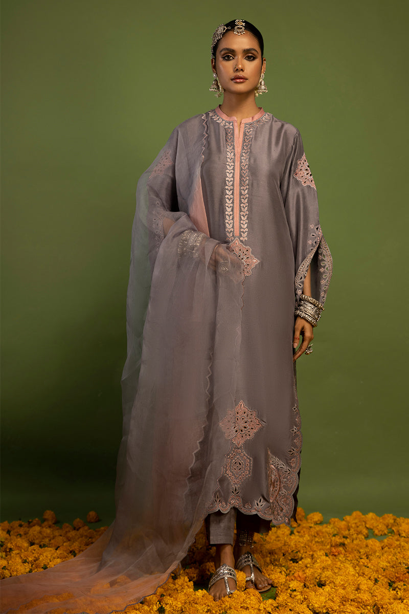 Wardha Saleem | Luxury Pret Traditional Wear | SUROOR - PURE SILK (2 PC) - Riwayat-e-Khas