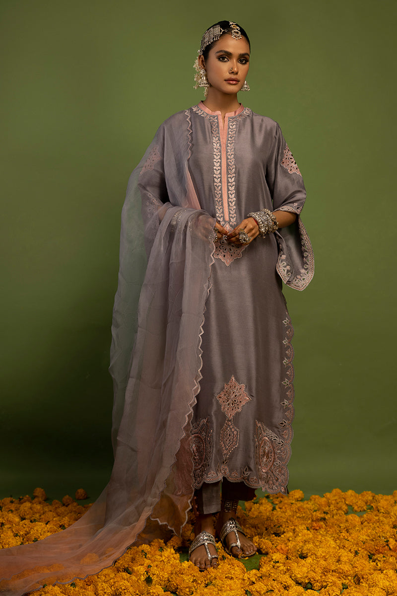 Wardha Saleem | Luxury Pret Traditional Wear | SUROOR - PURE SILK (2 PC) - Riwayat-e-Khas