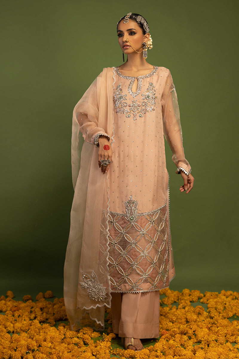 Wardha Saleem | Luxury Pret Traditional Wear | MISMAAR - HEAVY FORMAL (2 PC) - Riwayat-e-Khas