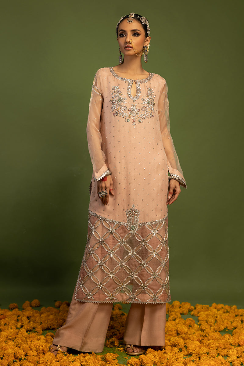 Wardha Saleem | Luxury Pret Traditional Wear | MISMAAR - HEAVY FORMAL (2 PC) - Riwayat-e-Khas
