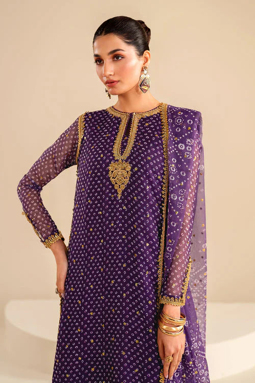 Baroque Exclusive Formal Embroidered Chiffon 3Pc UF-625