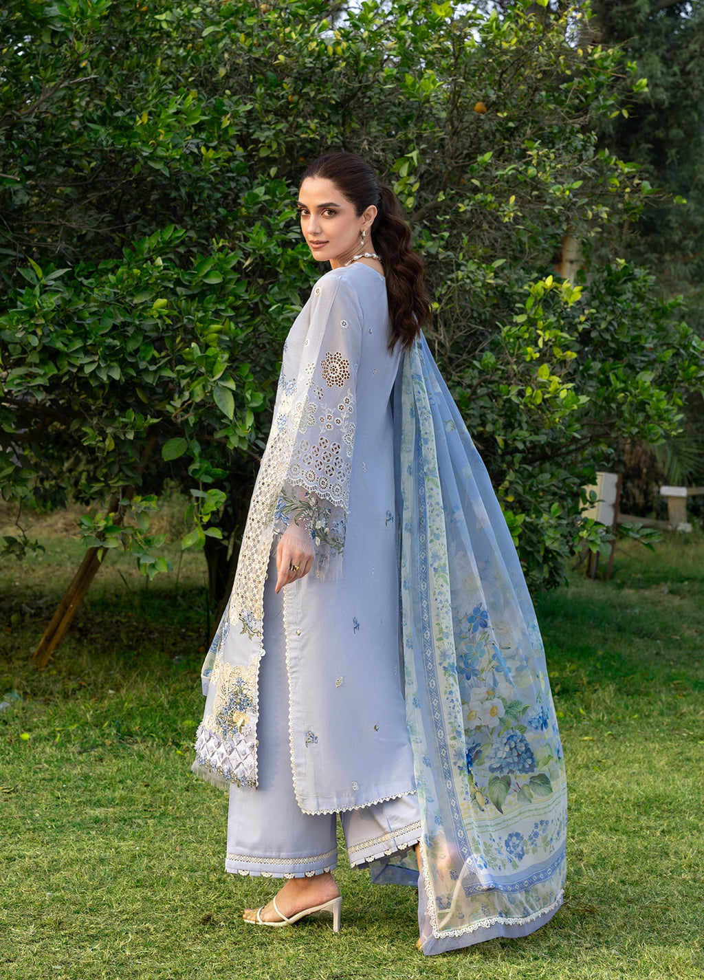 Elaf Premium | Eid Lawn'26 | ELY-12 SKY BLISS