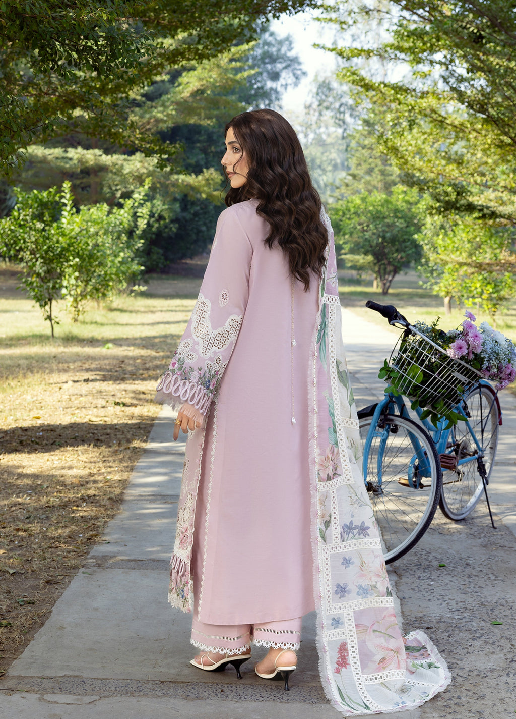 Elaf Premium | Eid Lawn'26 | ELY-1A MAISON PINK