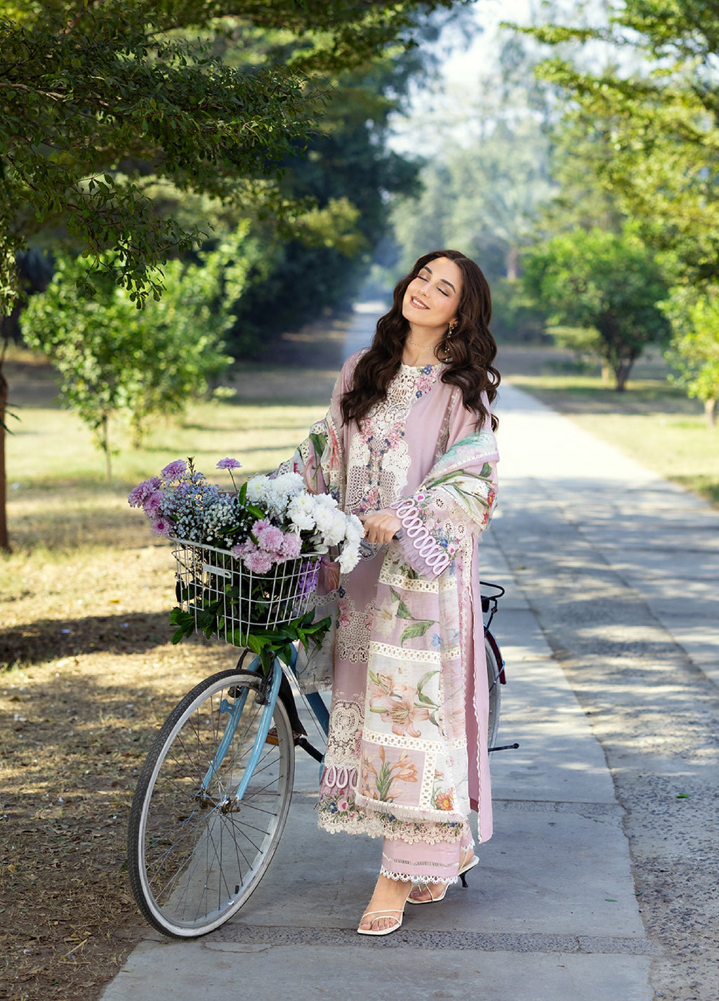 Elaf Premium | Eid Lawn'26 | ELY-1A MAISON PINK