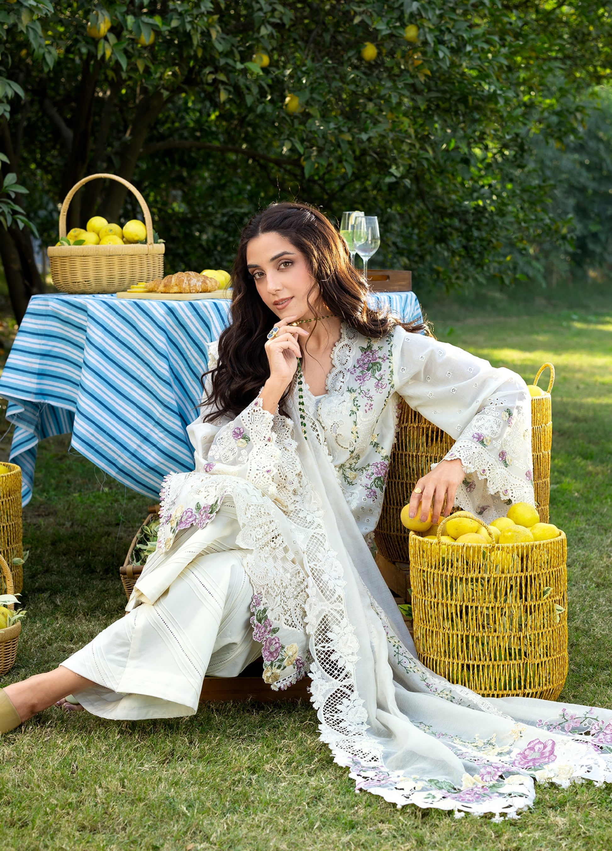 Elaf Premium | Eid Lawn'26 | ELY-3A PERLE