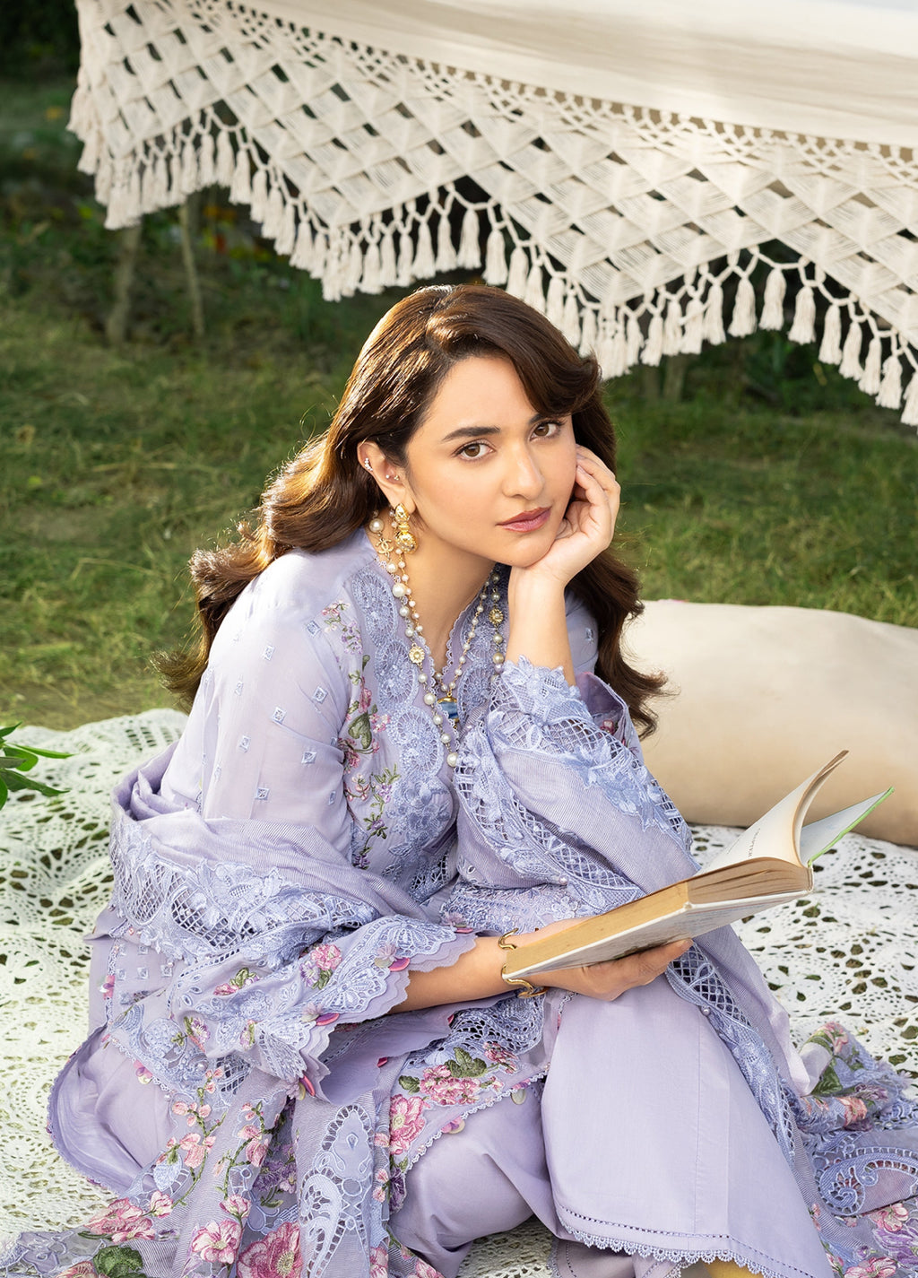 Elaf Premium | Eid Lawn'26 | ELY-3B PARADISE