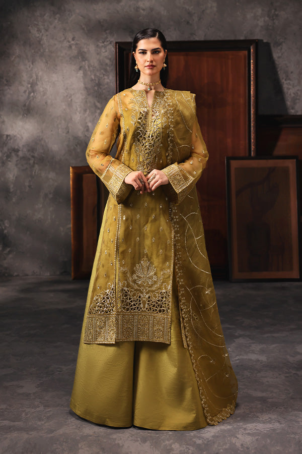 Saffron | Aatish Formals | Shola-e-Noor - House Of Anaya