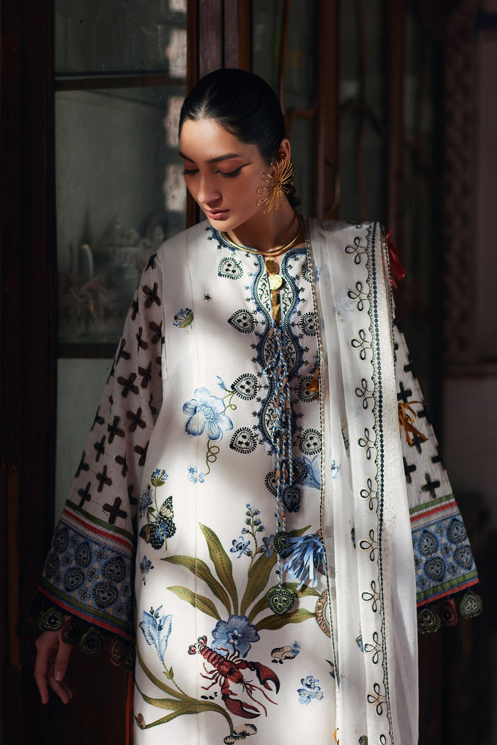 Elan | Luxury Lawn 25 | AZUREH (EL25-04 B)