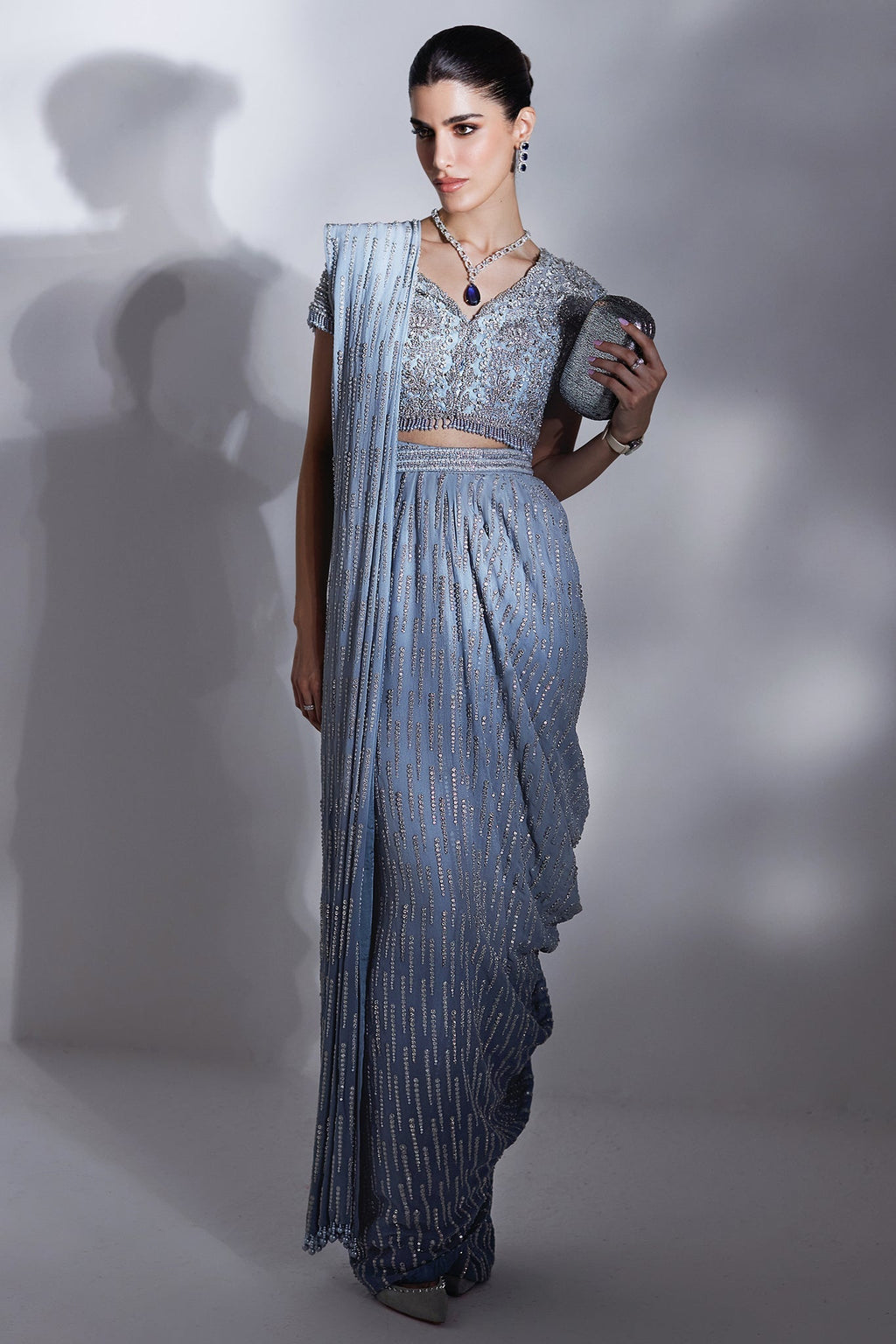 Elan | Luxury Wedding Wears | ÉCLAT GLACÉ (EP-21008)