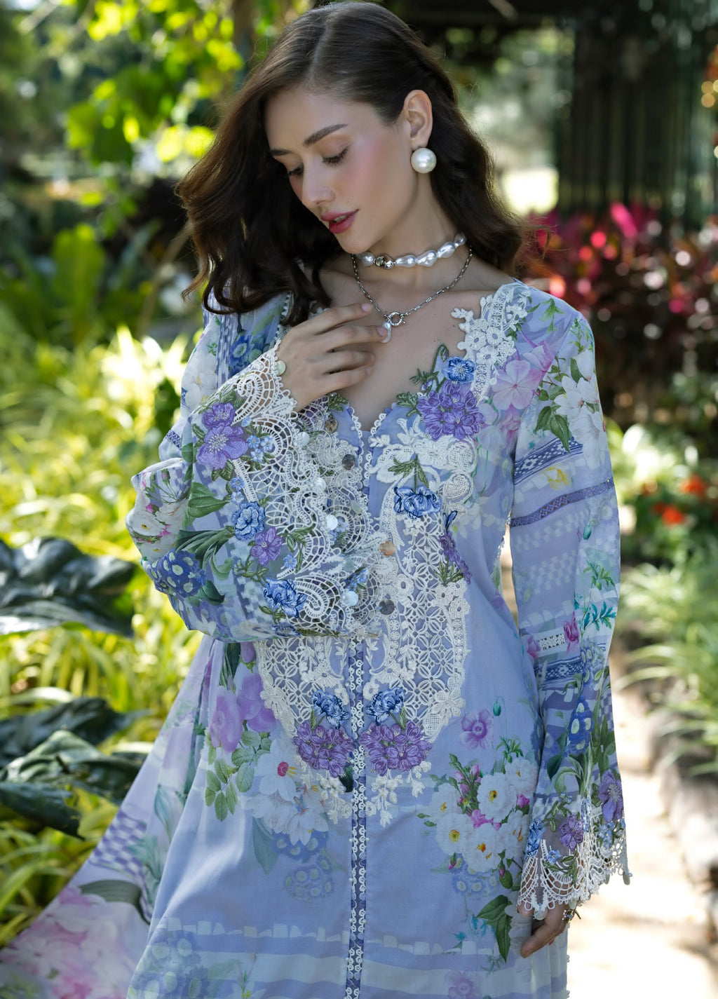 Elaf Premium | Eid Lawn'26 | ESA-6A MOONLIT PETALS