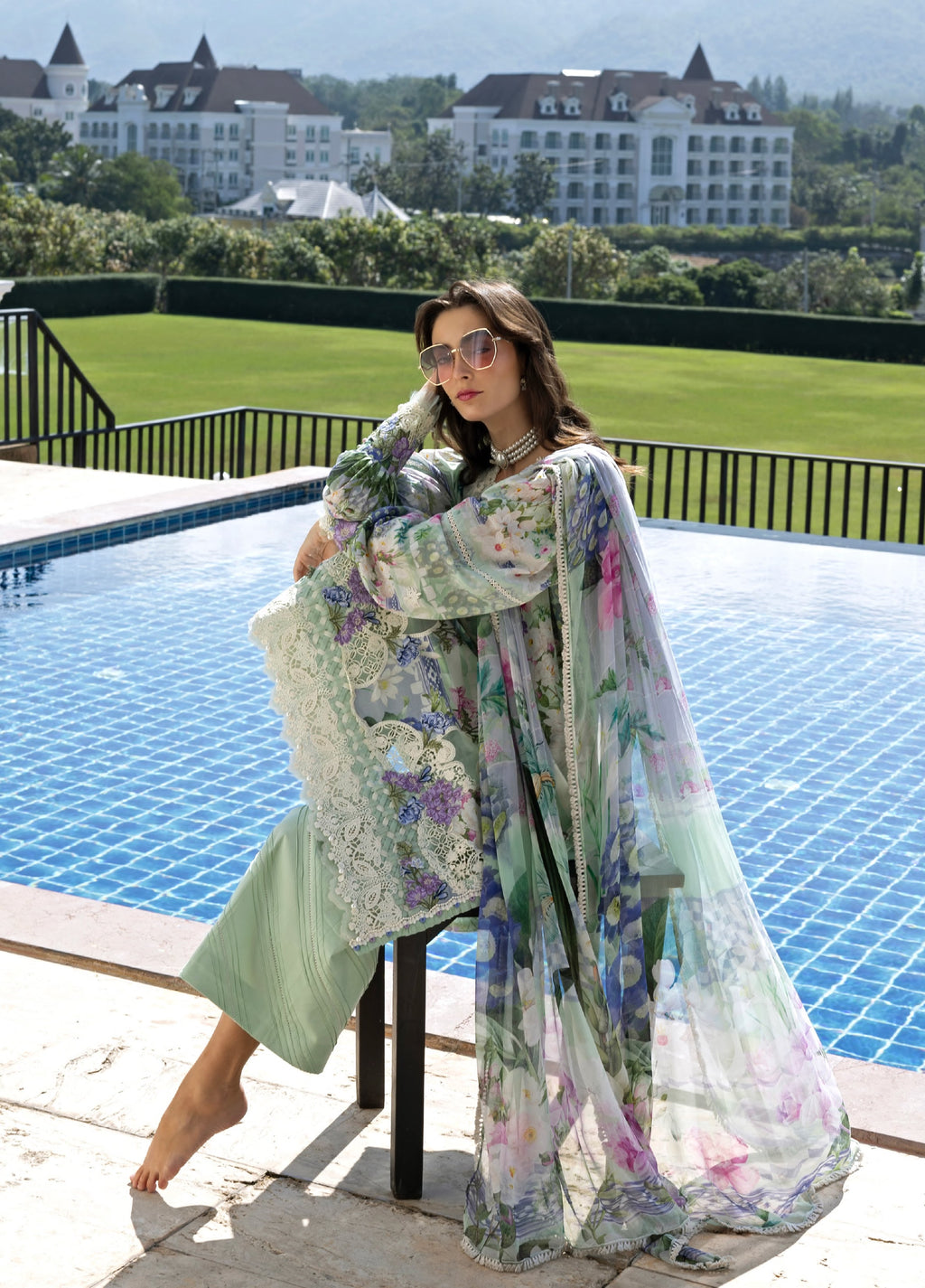Elaf Premium | Eid Lawn'26 | ESA-6B EVELINE WHISPERS