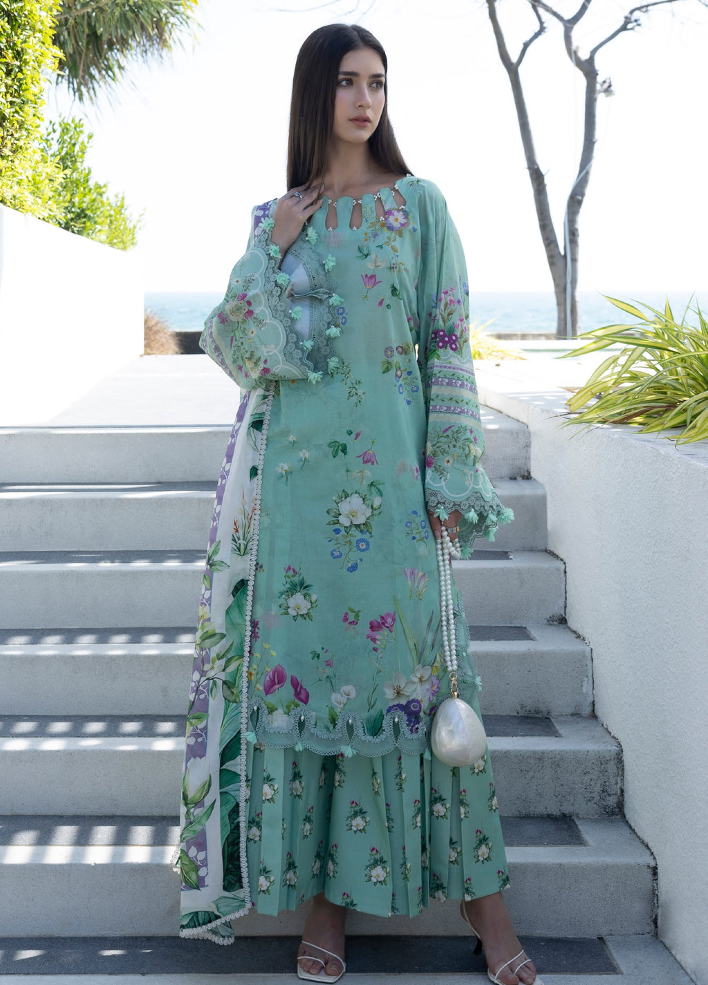 Elaf Premium | Eid Lawn'26 | EPN-7A TEAL ME