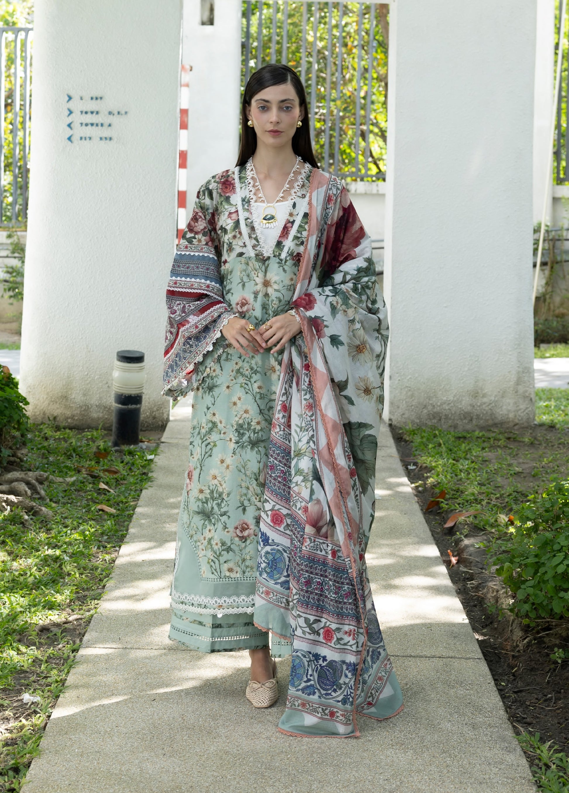 Elaf Premium | Eid Lawn'26 | EPN-6B OPALINE GARDEN