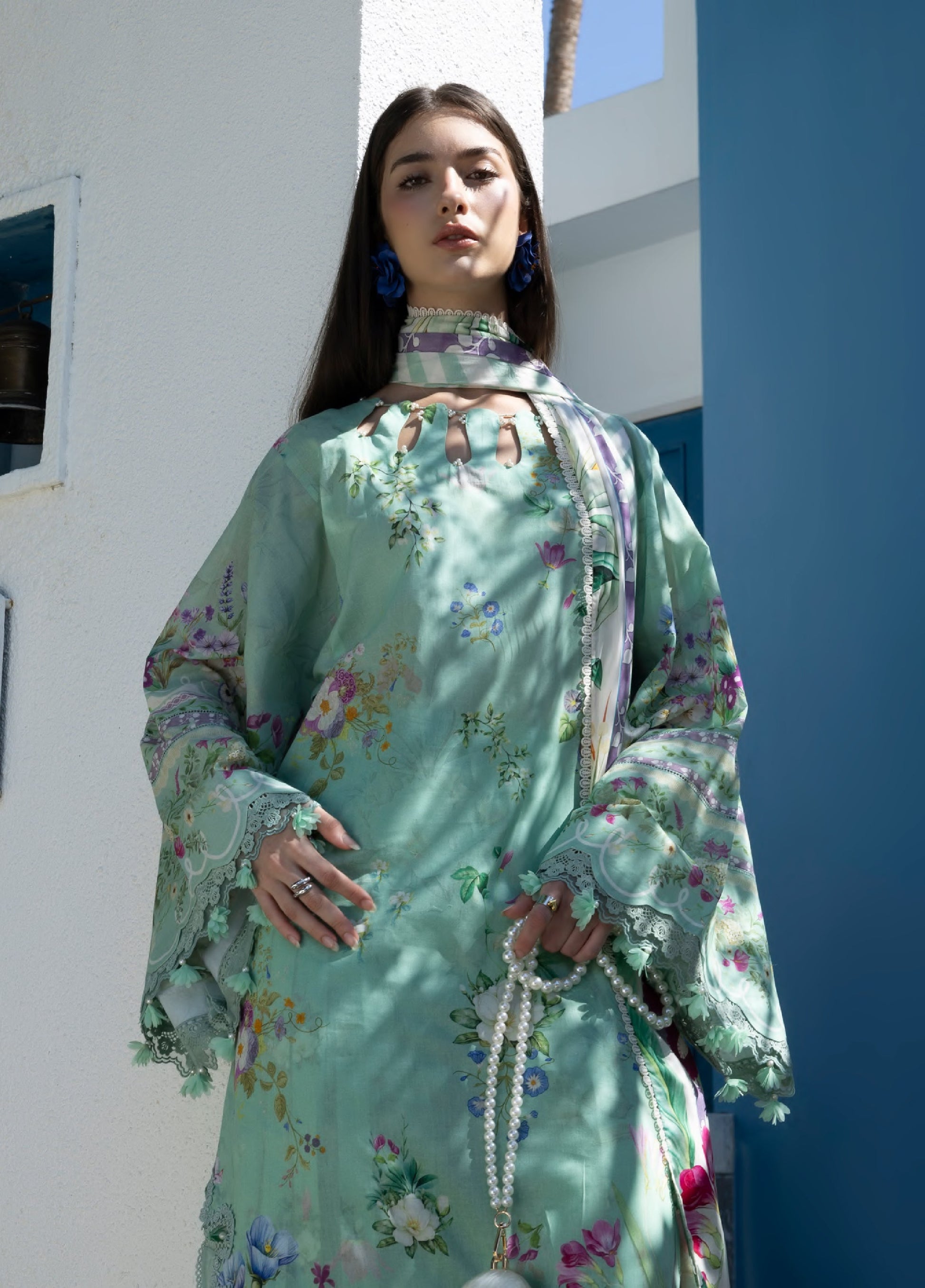 Elaf Premium | Eid Lawn'26 | EPN-7A TEAL ME