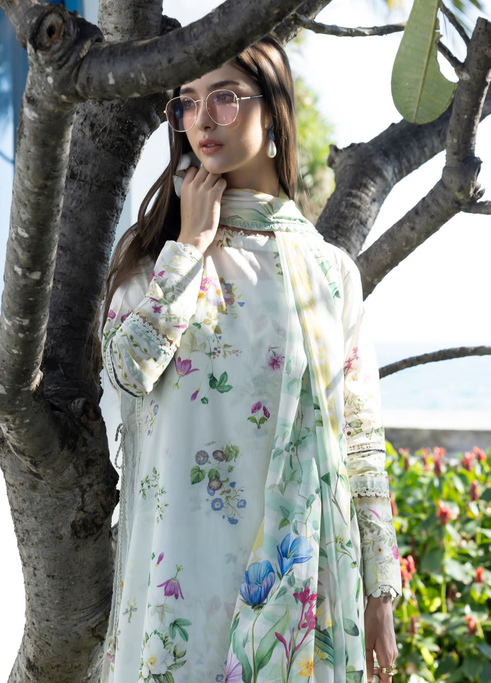 Elaf Premium | Eid Lawn'26 | EPN-7B MOON FLOWER