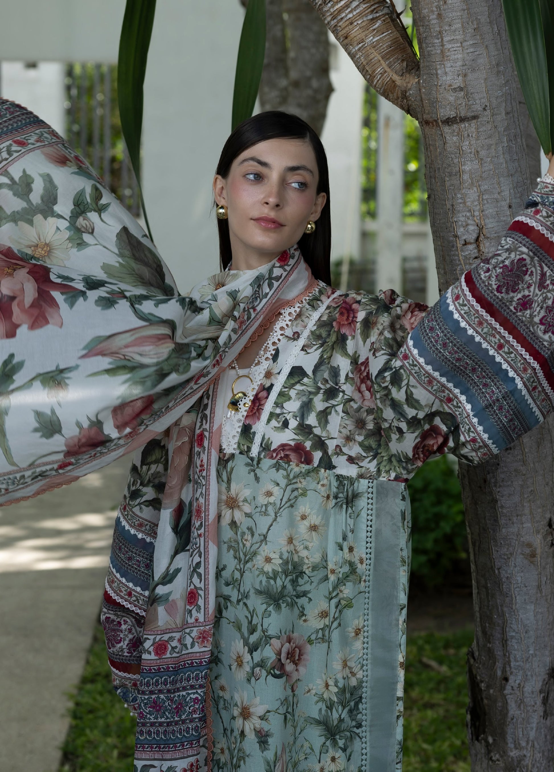 Elaf Premium | Eid Lawn'26 | EPN-6B OPALINE GARDEN