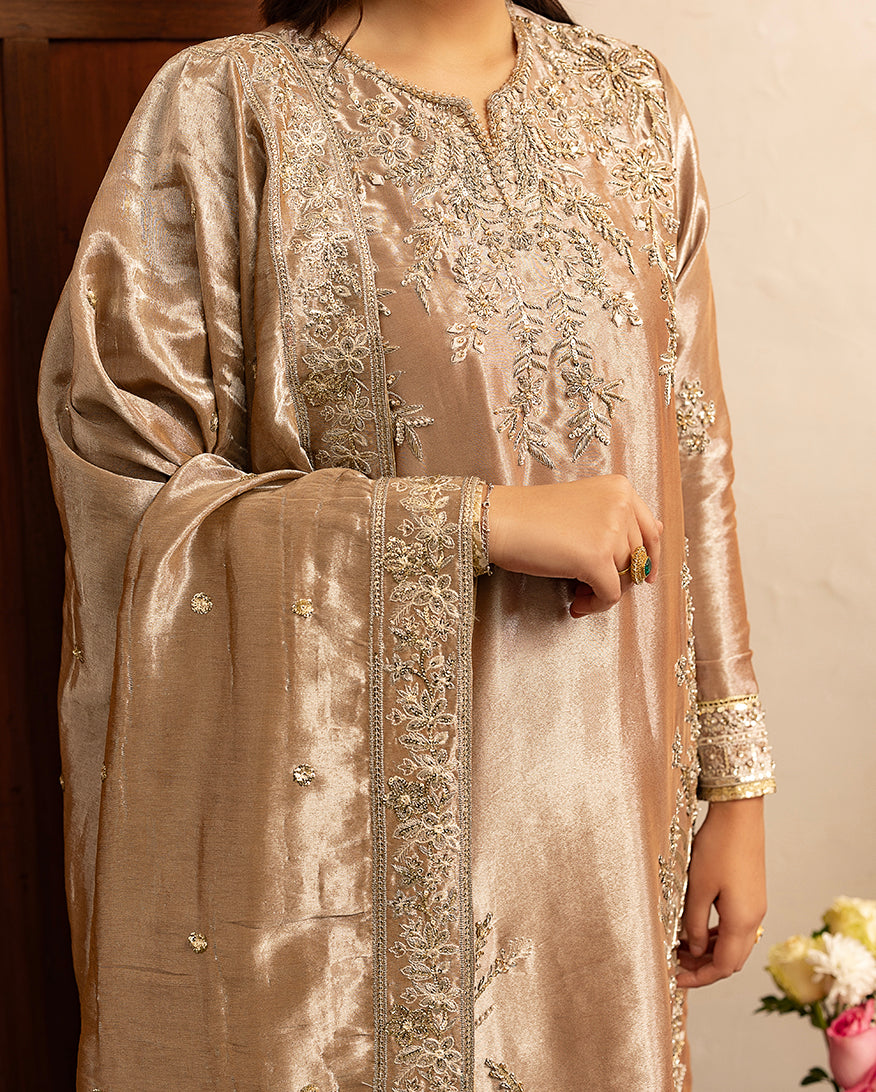 Mushq | Sunehri Lama Silk | Uswah