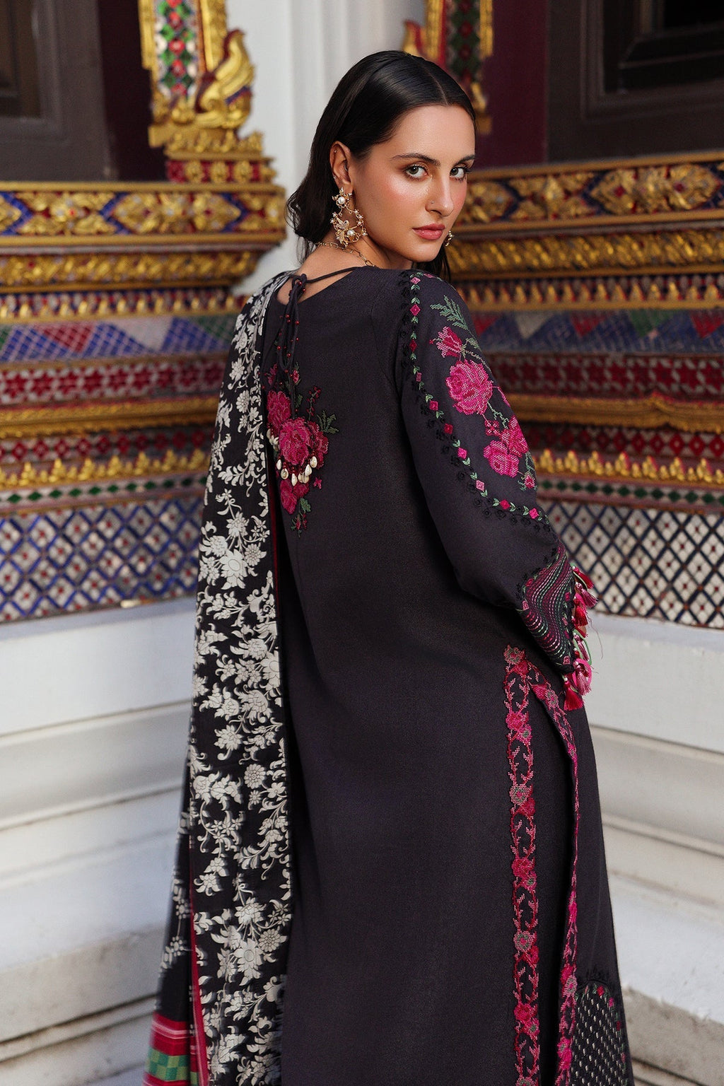 Charizma | Poshima Winters 25 |  3-pc Unstitched Wool Shawl Collection PSW5-05
