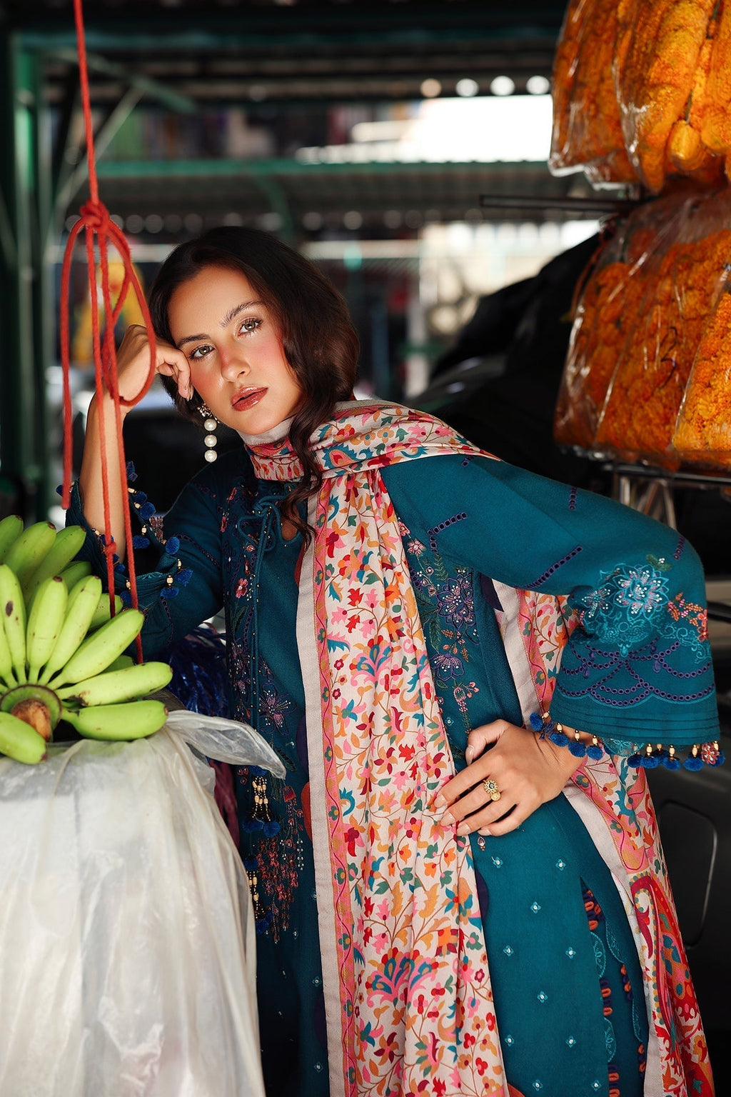 Charizma | Poshima Winters 25 | 3-pc Unstitched Wool Shawl Collection PSW5-06