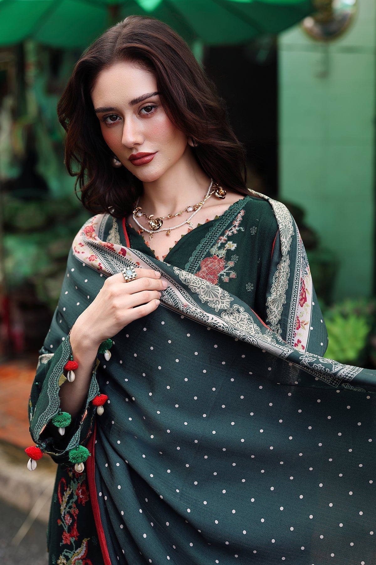 Charizma | Poshima Winters 25 |3-pc Unstitched Wool Shawl Collection PSW5-04