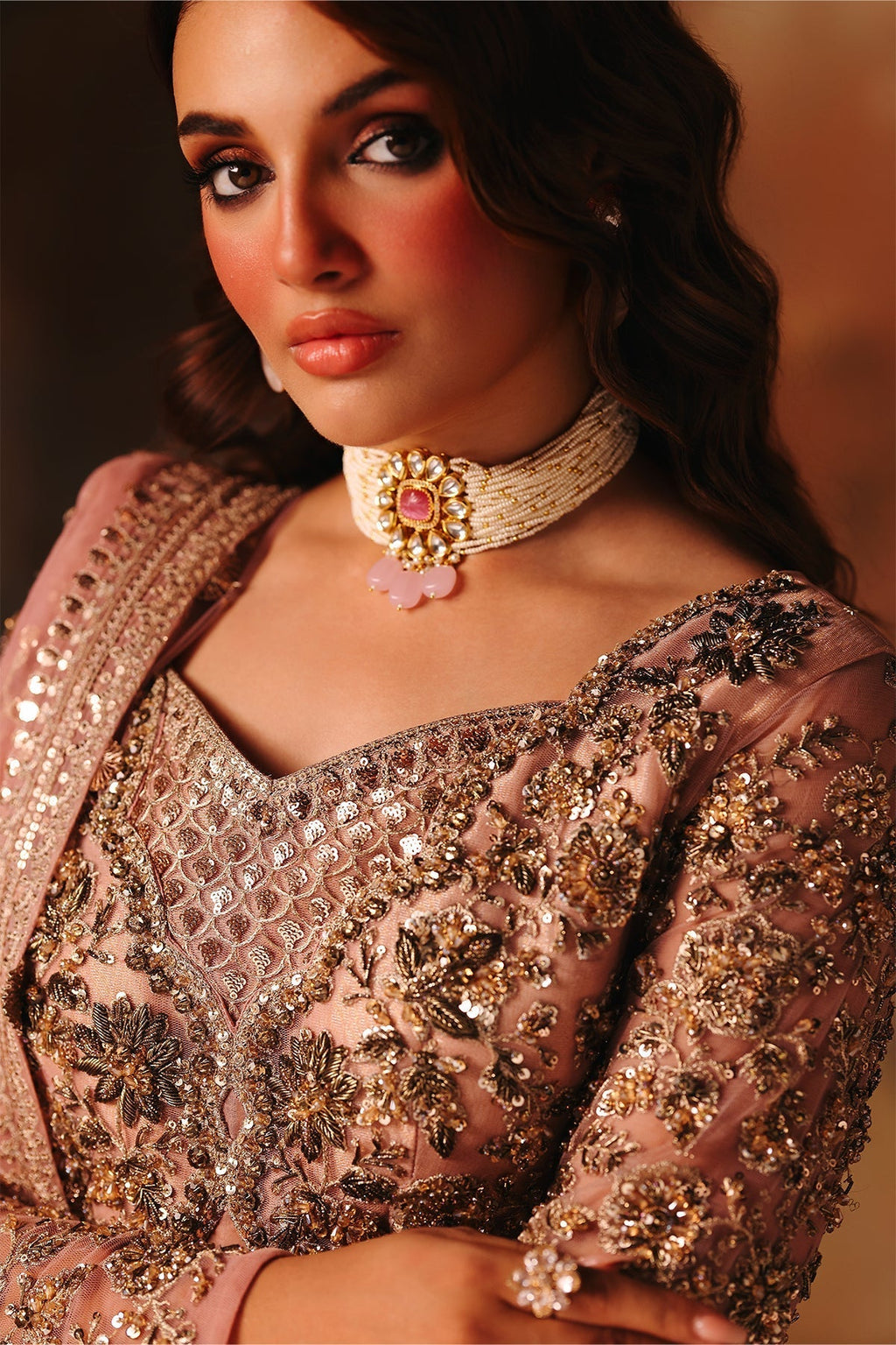 Charizma | Statement Formals | STM-5-06- Rose Gold