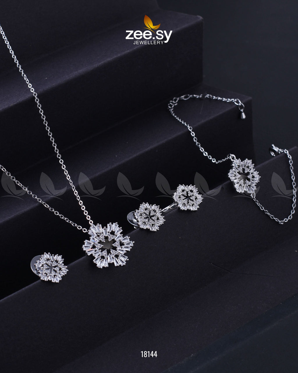 Snowflake Pendant Set - Libasekhas