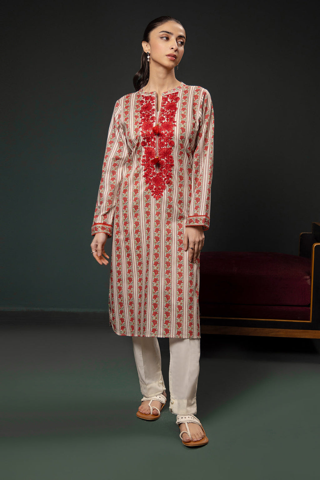 Zellbury | Summer Pret | Embroidered Kurta - 2864 - Libasekhas
