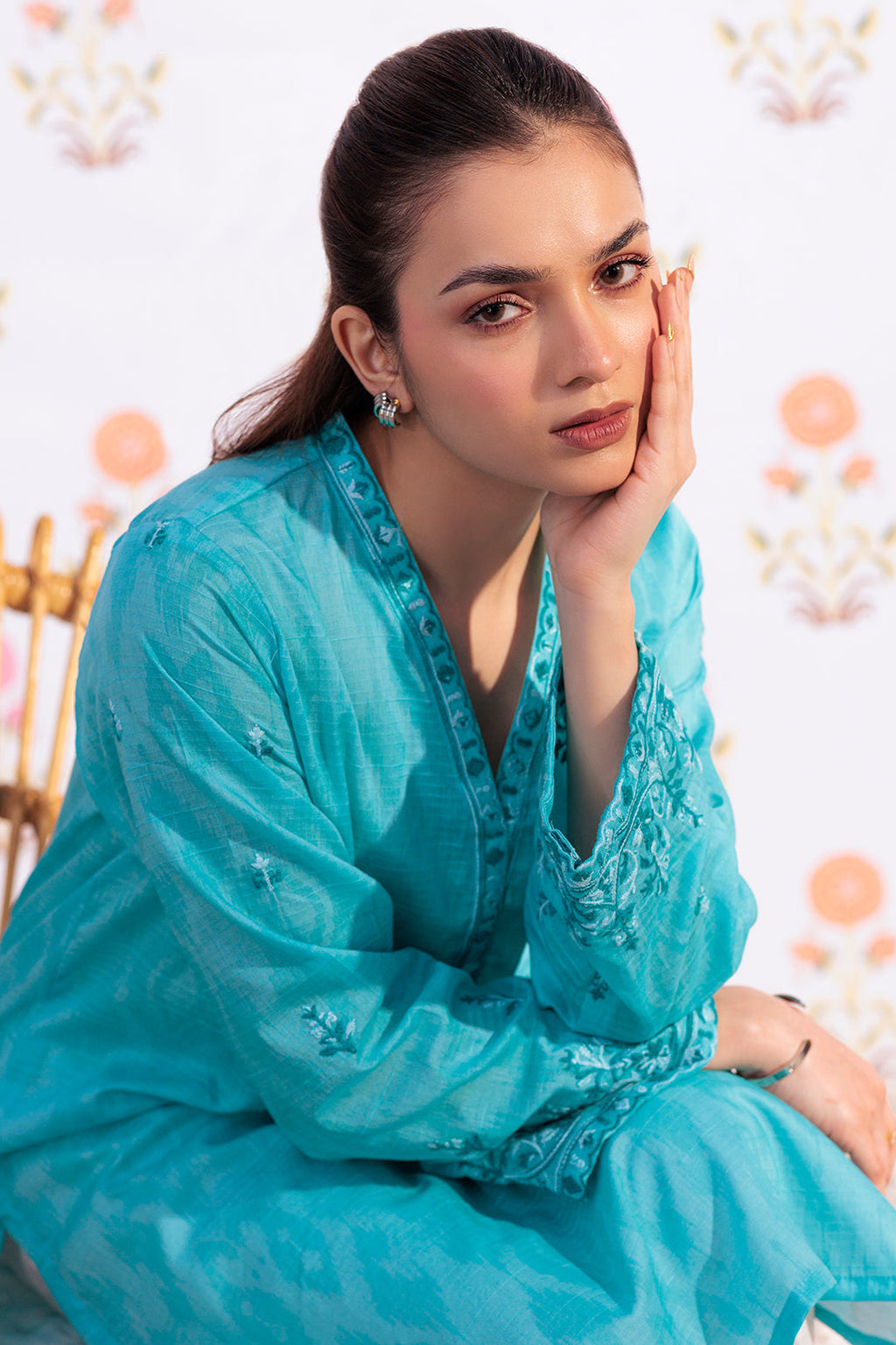 Zellbury | Summer Pret | Embroidered Kurta - 2875 - Libasekhas