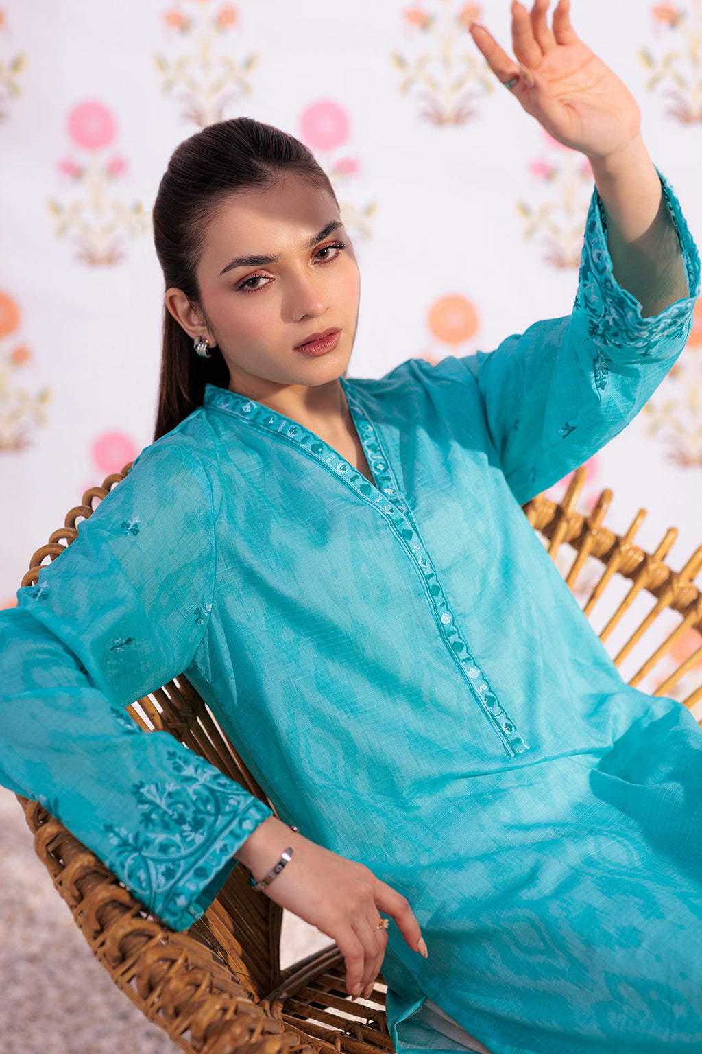 Zellbury | Summer Pret | Embroidered Kurta - 2875 - Libasekhas