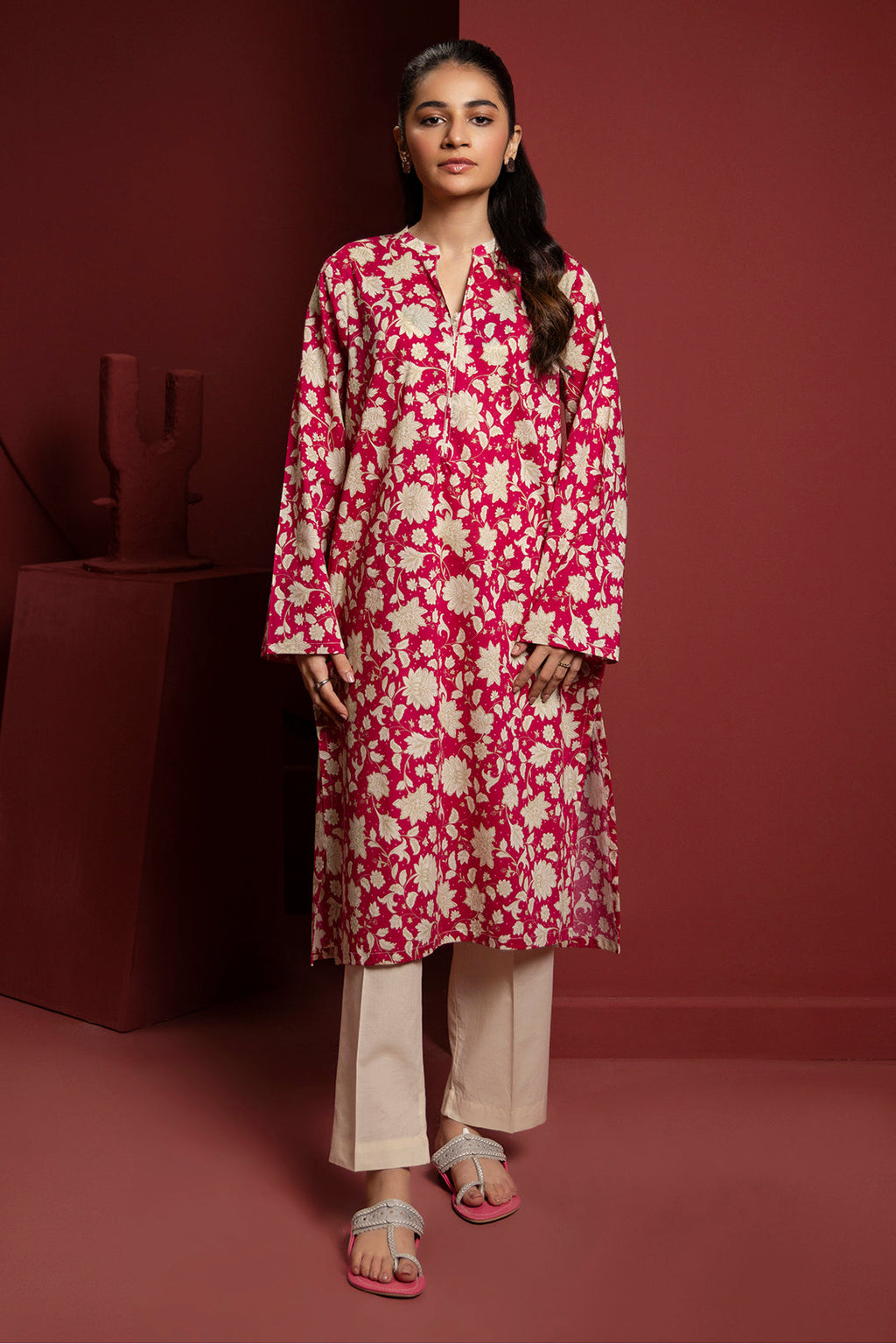 Zellbury | Winter Pret | Kurta - 3250 - Libasekhas
