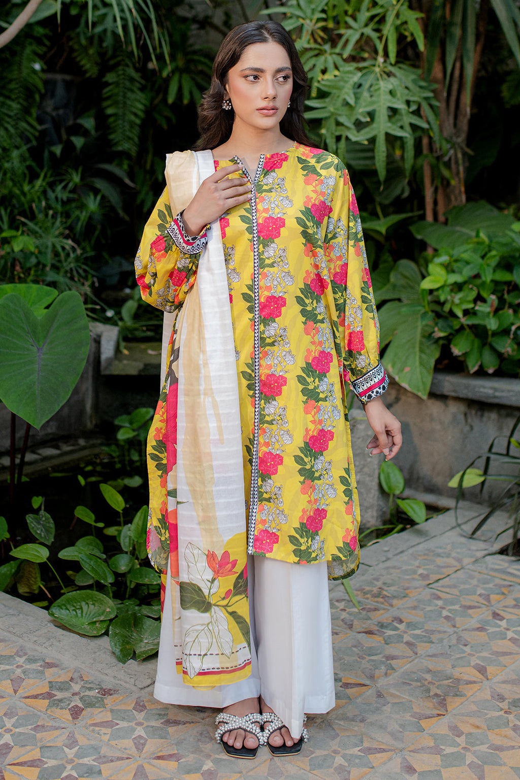 Zellbury | Summer Pret | Kurta Dupatta - 2870 - Libasekhas