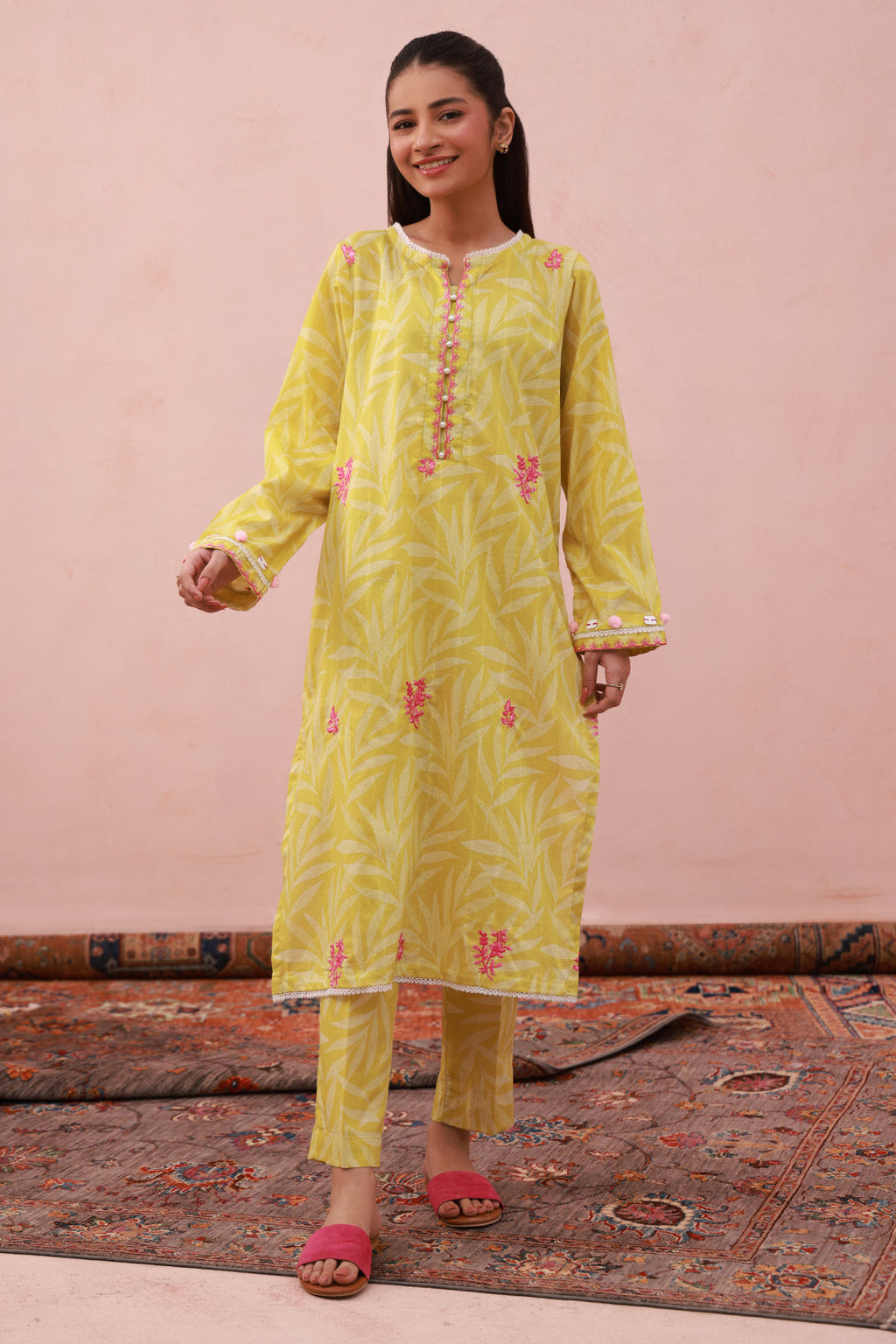 Zellbury | Summer Pret | Embroidered Kurta Trouser - 2882 - Libasekhas