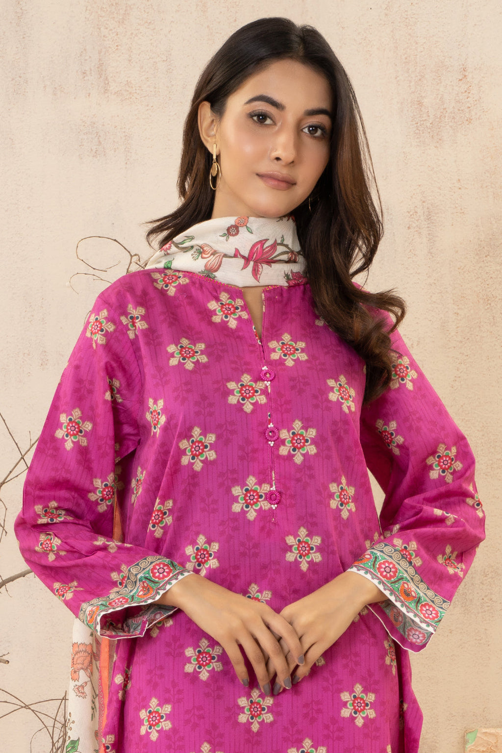 Zellbury | Summer Pret | Kurta Dupatta Trouser - 2858 - Libasekhas