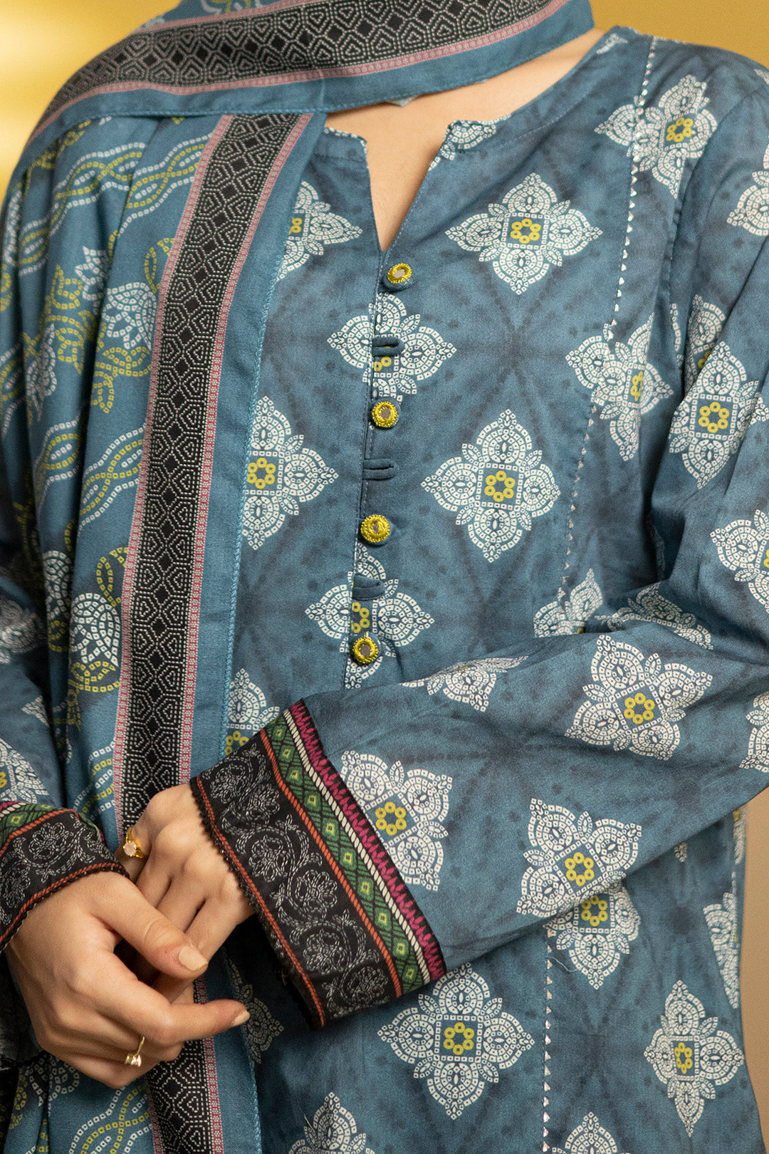 Zellbury | Summer Pret | Kurta Dupatta Trouser - 3244 - Libasekhas