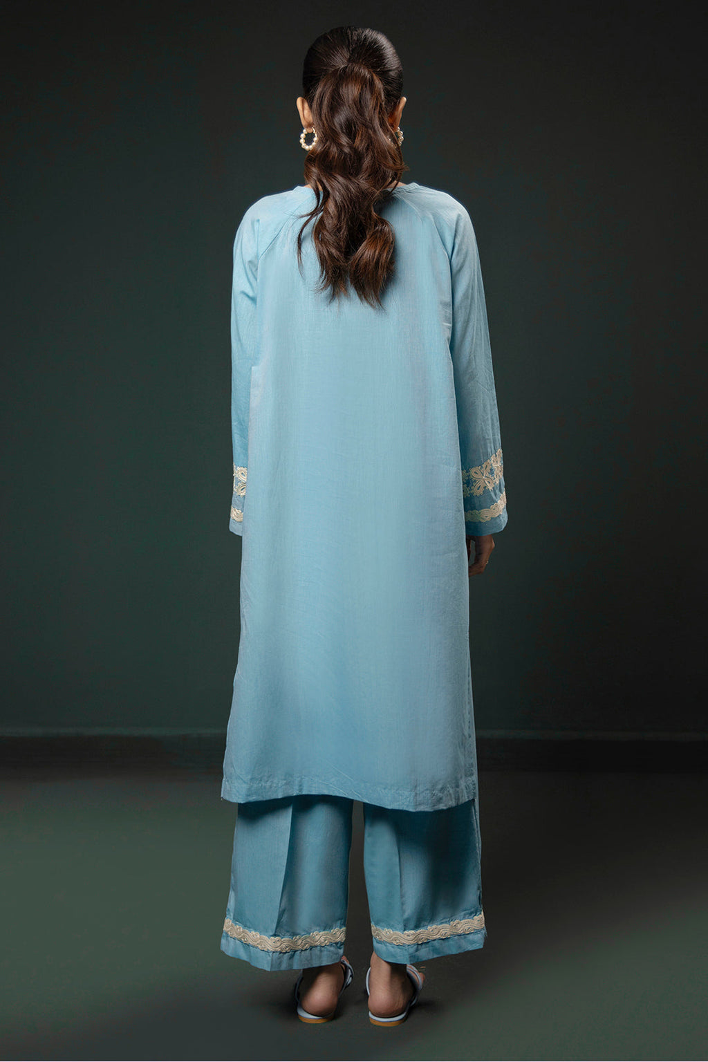 Zellbury | Summer Pret | Embroidered Kurta Trouser - 0977 - Libasekhas