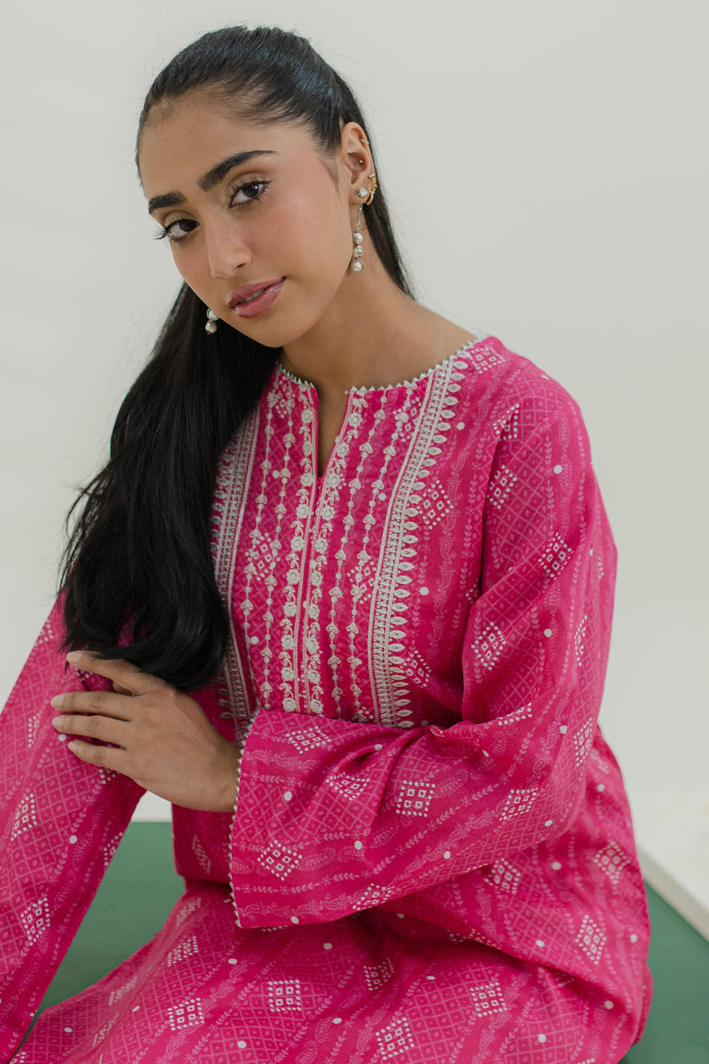 Zellbury | Summer Pret | Embroidered Kurta - 1853 - Libasekhas