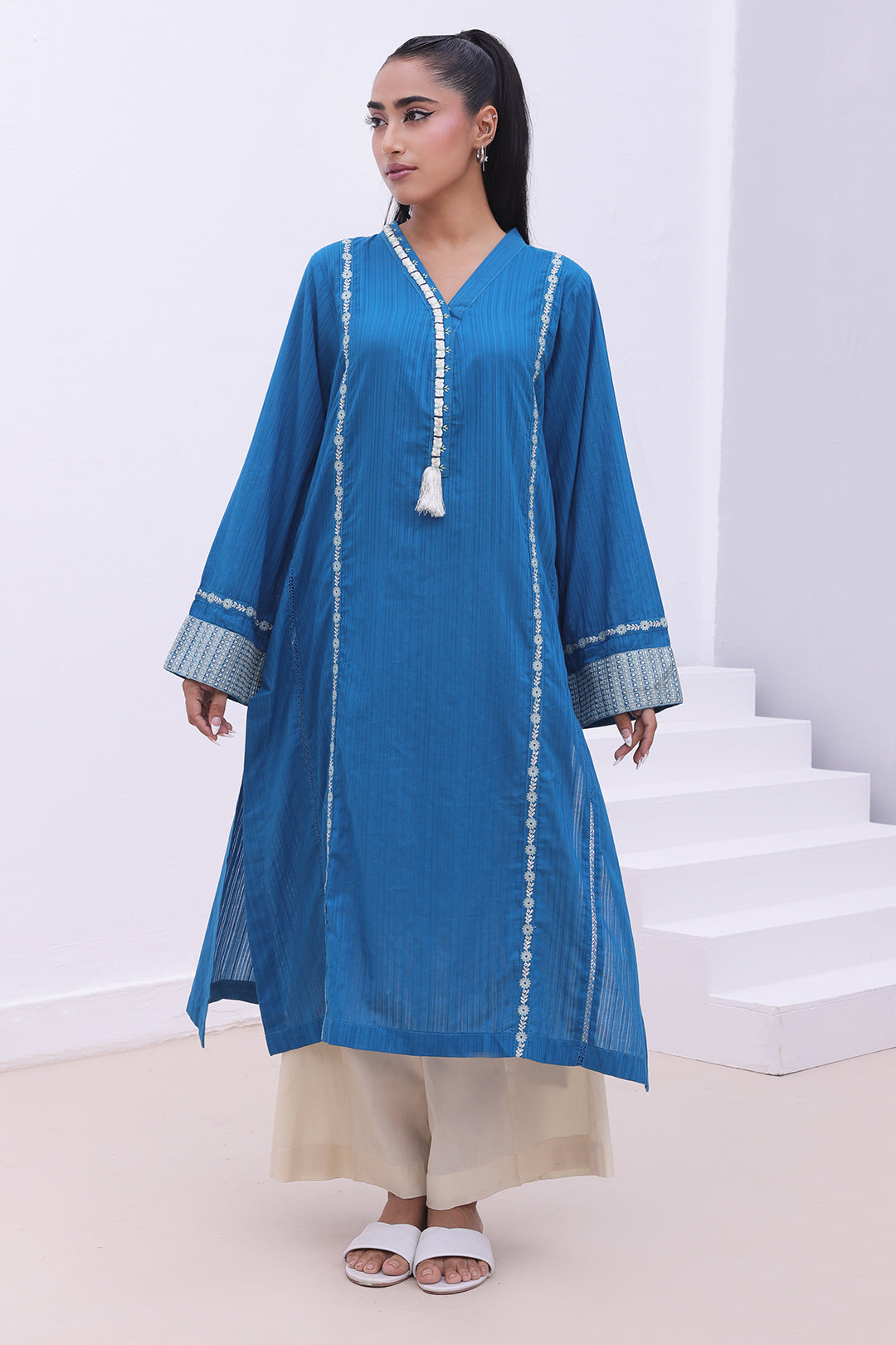 Zellbury | Summer Pret | Embroidered Kurta - 1864 - Libasekhas
