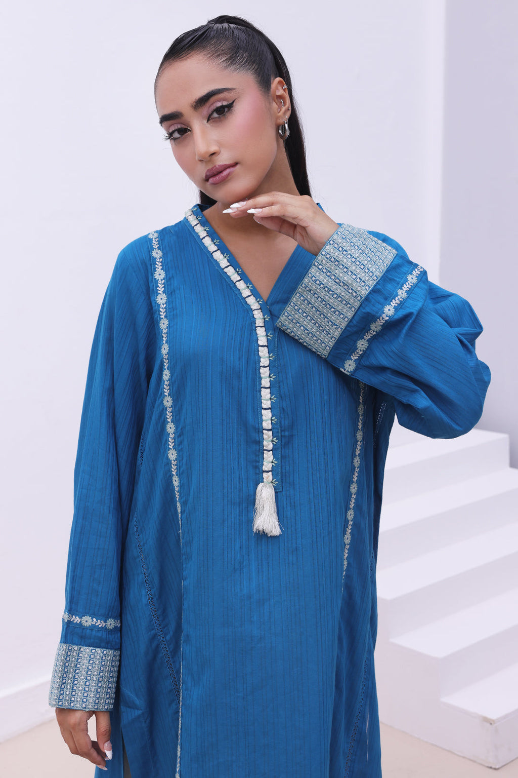 Zellbury | Summer Pret | Embroidered Kurta - 1864 - Libasekhas
