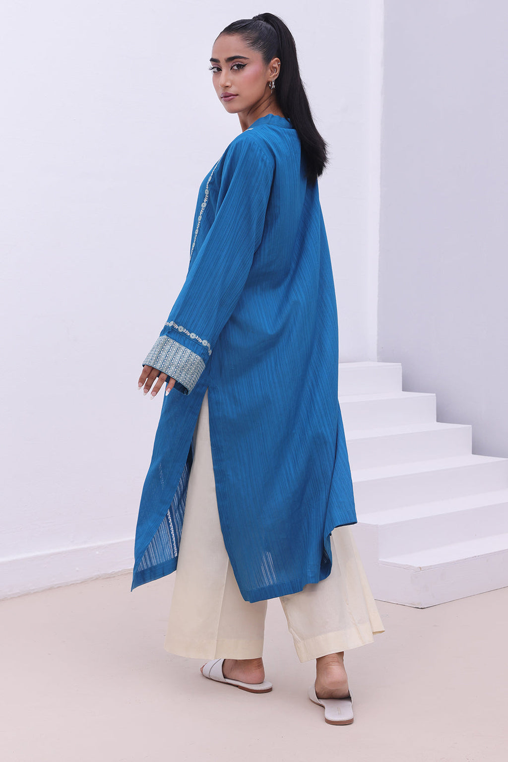 Zellbury | Summer Pret | Embroidered Kurta - 1864 - Libasekhas