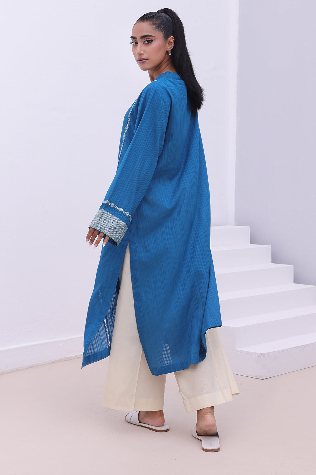 Zellbury | Summer Pret | Embroidered Kurta - 1864 - Libasekhas