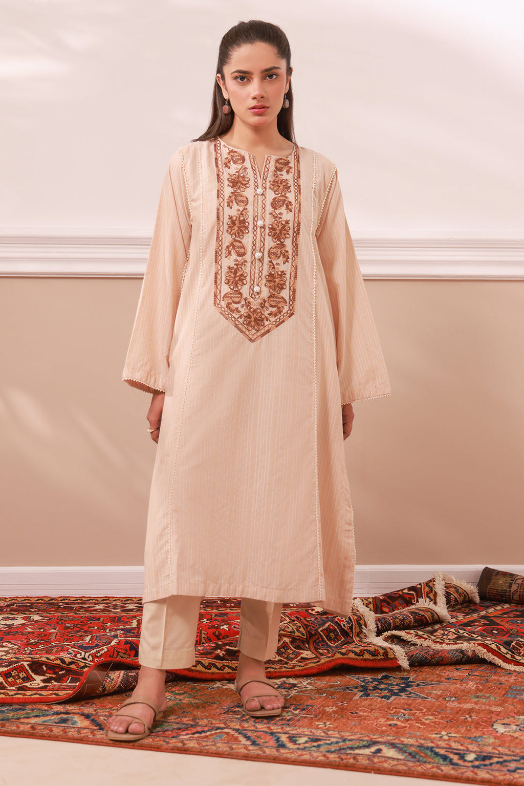 Zellbury | Summer Pret | Embroidered Kurta - 1866 - Libasekhas