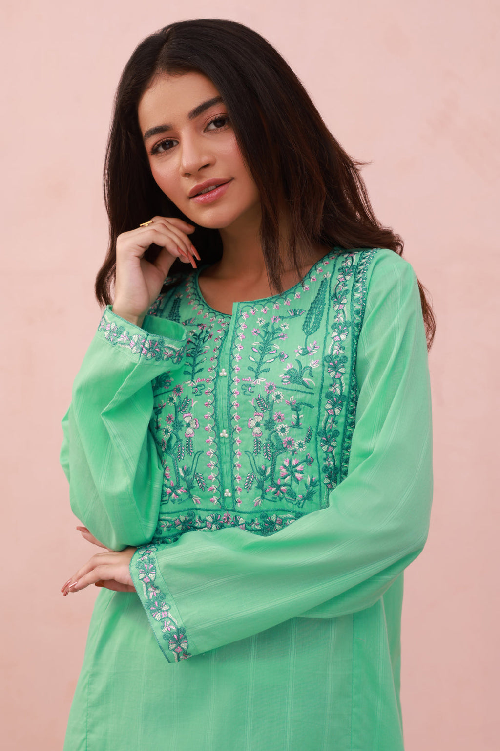 Zellbury | Summer Pret | Embroidered Kurta - 2039 - Libasekhas