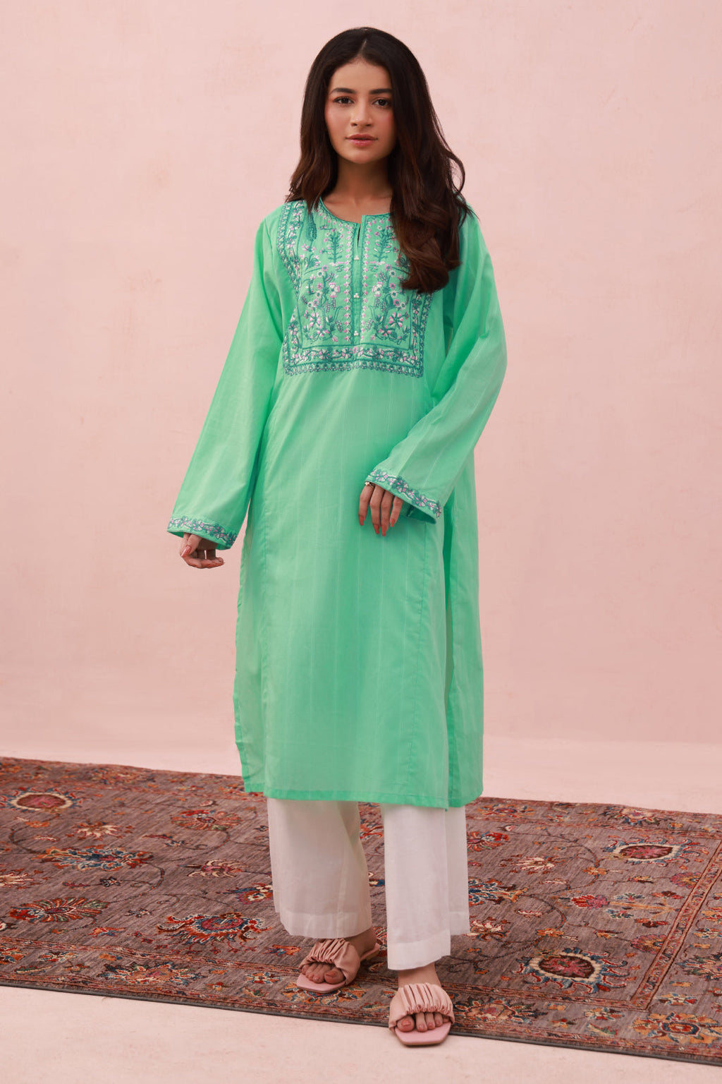 Zellbury | Summer Pret | Embroidered Kurta - 2039 - Libasekhas