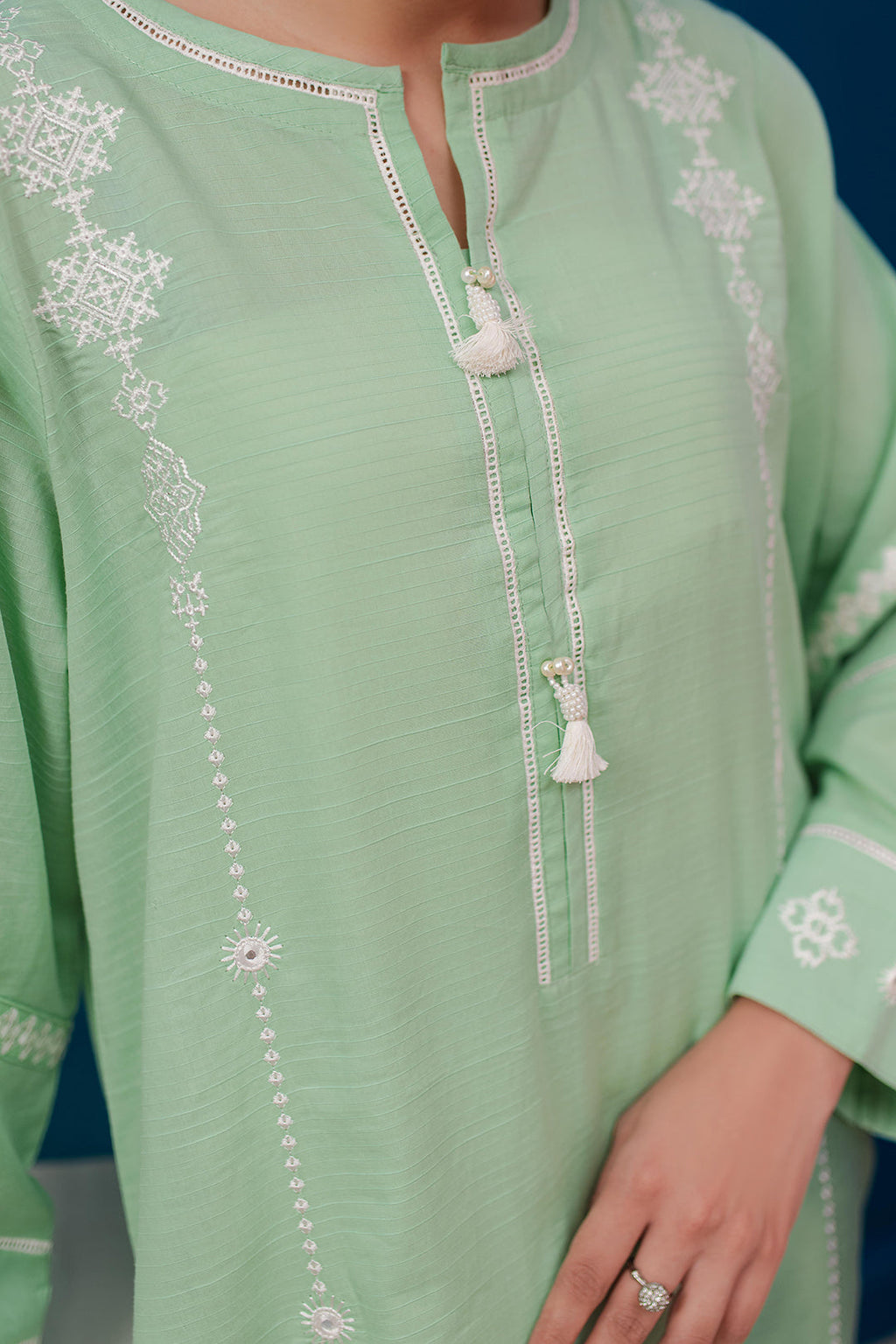 Zellbury | Summer Pret | Embroidered Kurta - 2049 - Libasekhas