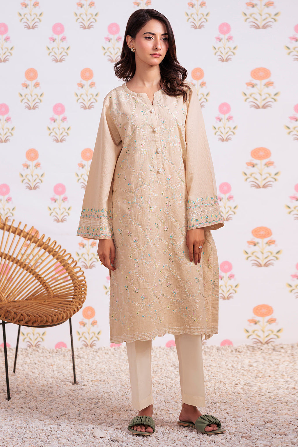 Zellbury | Summer Pret | Embroidered Kurta - 2140 - Libasekhas