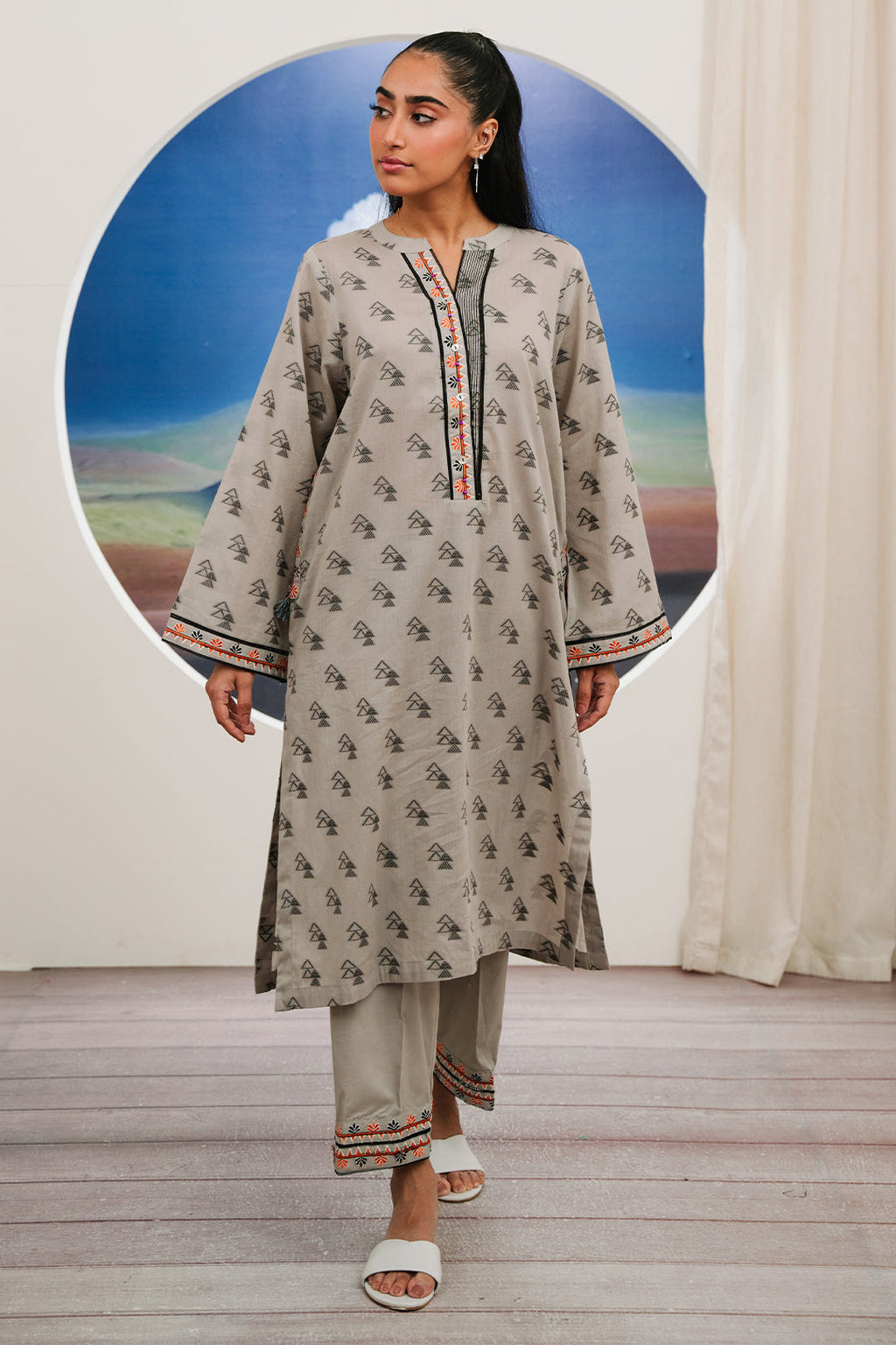 Zellbury | Summer Pret | Embroidered Kurta Trouser - 1769 - Libasekhas