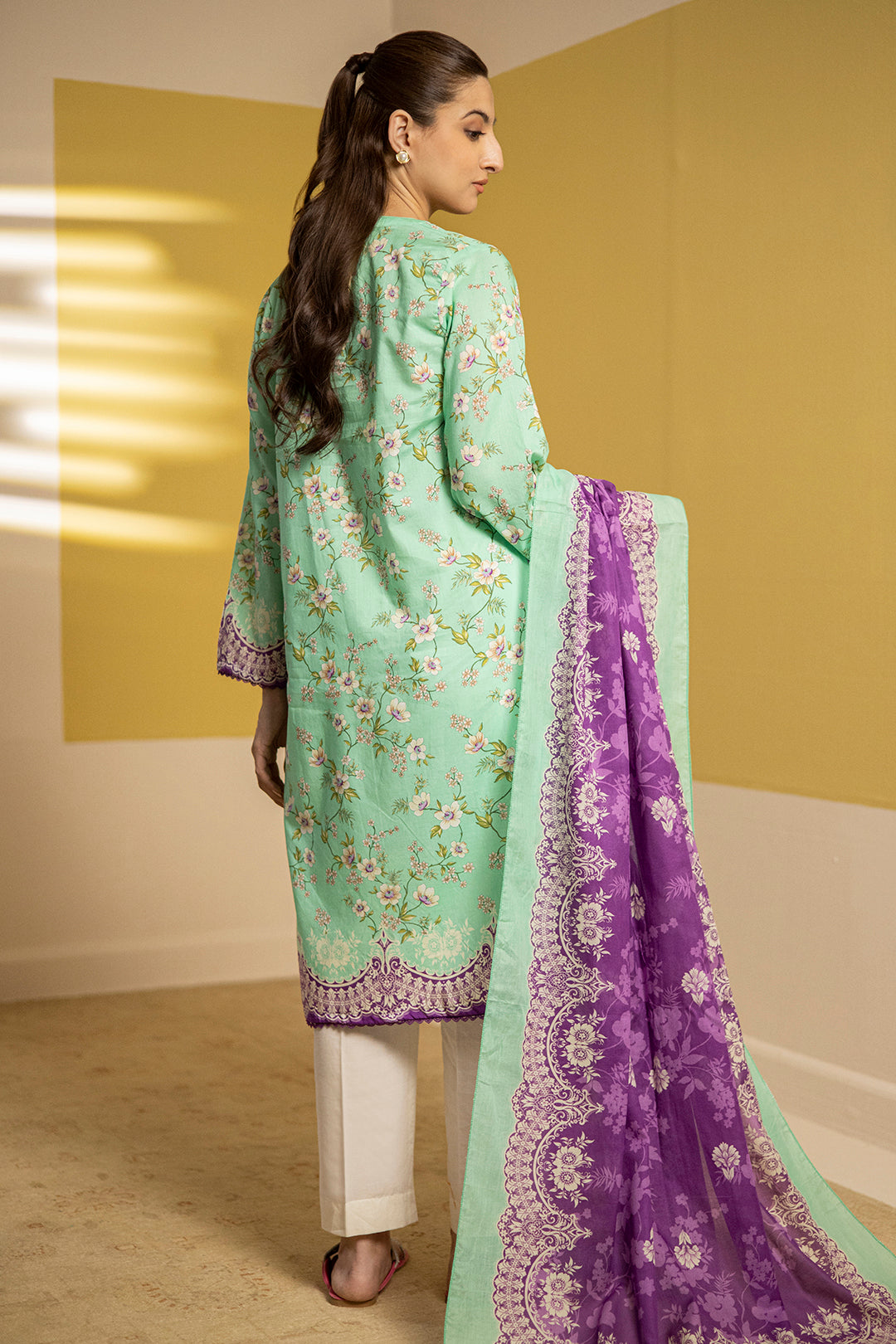 Zellbury | Summer Pret | Embroidered Kurta Dupatta - 1903 - Libasekhas