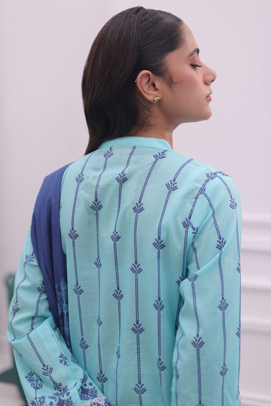 Zellbury | Summer Pret | Embroidered Kurta Dupatta - 1907 - Libasekhas