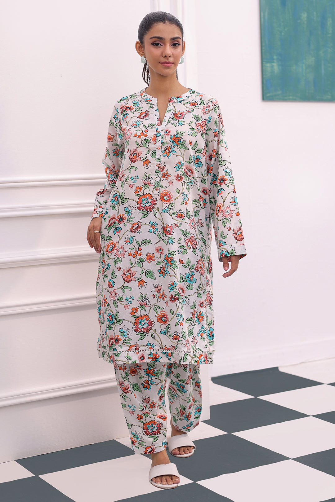 Zellbury | Summer Pret | Kurta Trouser - 1928 - Libasekhas