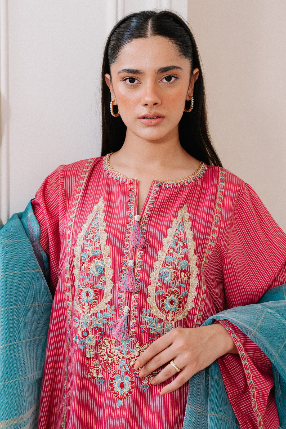 Zellbury | Summer Pret | Embroidered Kurta Dupatta - 1983 - Libasekhas